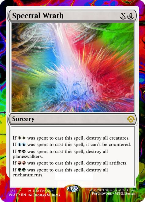 Spectral Wrath A Weird And Old Style Card Inspired By The Unreleased