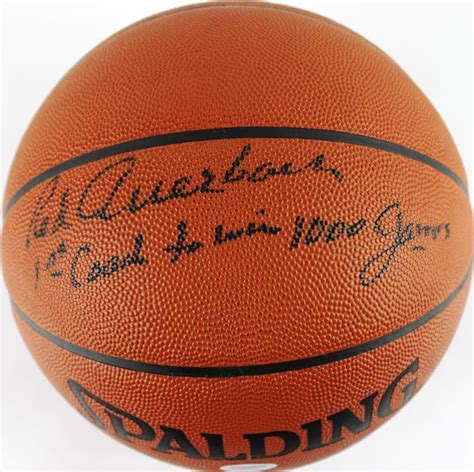 Lot Detail Red Auerbach Signed Spalding Nba Leather Basketball With