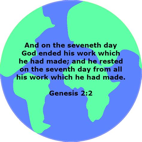 Memory Verse Genesis 2:2 | Memory verse, Genesis 2, Genesis