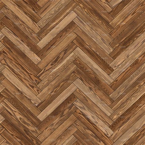 Seamless Wood Parquet Texture Herringbone Brown Textures Creative