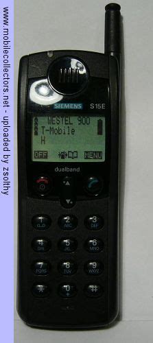 Siemens innovations would shape developments in telephony for decades. Siemens S15E - Mobilecollectors.net