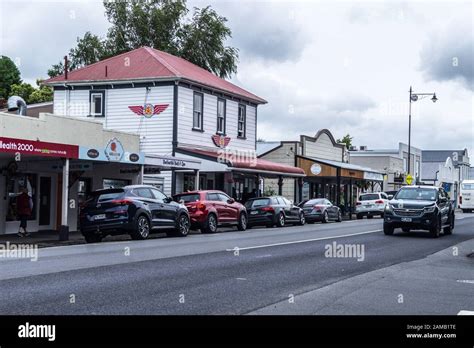 Greytown High Street Wairarapa New Zealand Stock Photo Alamy