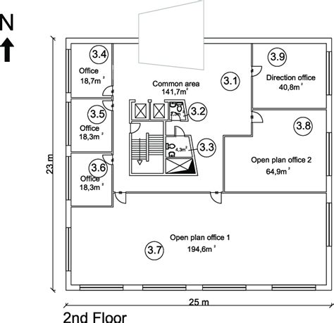 3 Floor Plan For The Second Floor Download Scientific Diagram