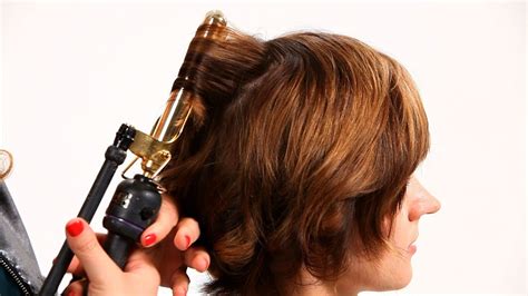 Using Curling Iron On Short Hair Pt 1 Short Hairstyles Youtube