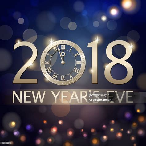 New Years Eve Countdown 2018 High Res Vector Graphic Getty Images