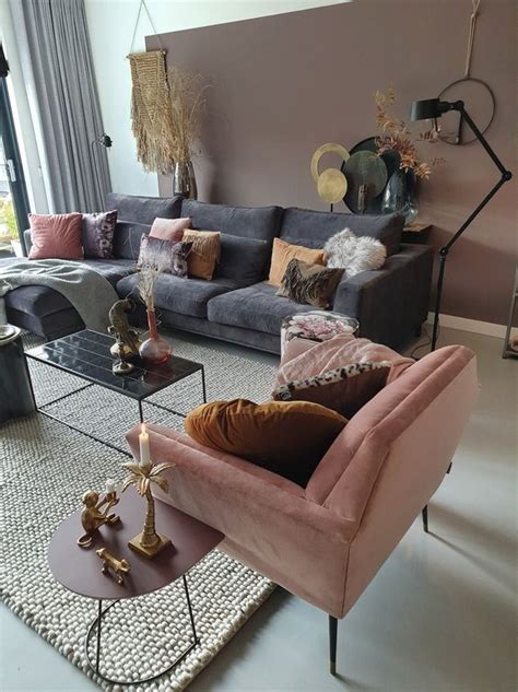 Blush Pink And Brown Living Room Decorating Ideas Leadersrooms