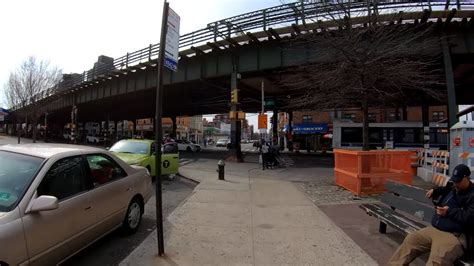 ⁴ᴷ⁶⁰ Walking Nyc Astoria Boulevard From Brooklyn Queens Expressway To