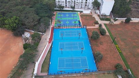 Inauguration Of Tennis And Basketball Courts Dps Bangalore