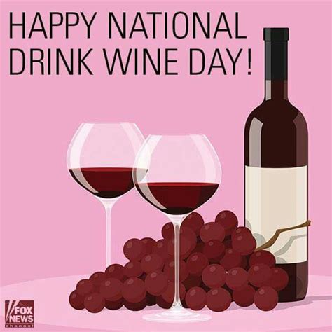 National Drink Wine Day Wine Drinks Alcoholic Drinks National Drink