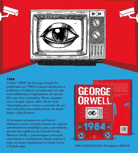 Livro 1984 O Big Brother Grande Clássico De George Orwell Mercado Livre