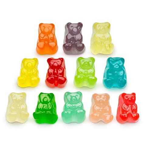 12 Flavor Gummi Bear Cubs Worlds Best Gummies Gourmet Candy