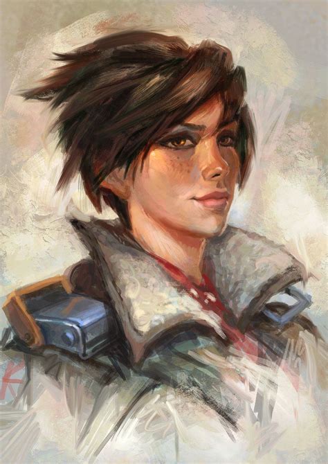 On Deviantart Tracer Art Overwatch