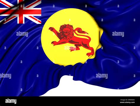 Flag Of North Borneo Close Up Stock Photo Alamy
