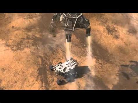 A parachute and a powered descent curiosity is the largest and most modern of all mars rovers currently deployed. NASA Rover Curiosity Landing on Mars - YouTube