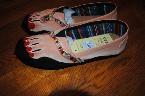 New Custom Hand Painted Bare Feet Design W New Sandals Size Etsy