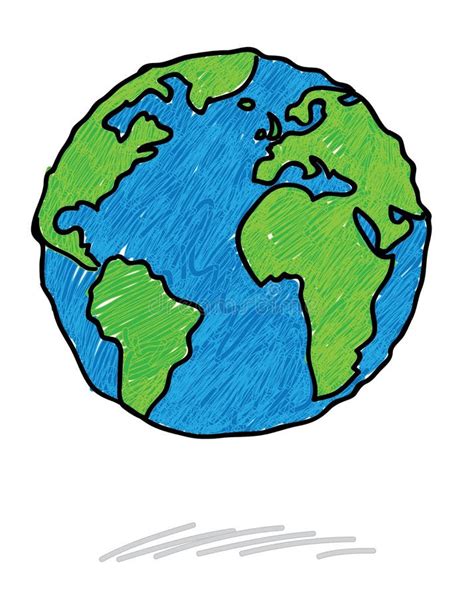 Hand Drawn Earth Stock Vector Illustration Of Education 30154167