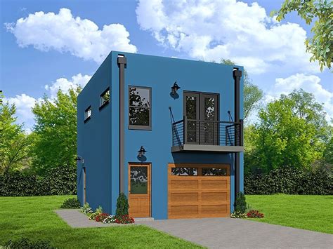 Plus a 2 car garage! 062G-0083: Modern 1-Car Garage Apartment Plan | Garage ...