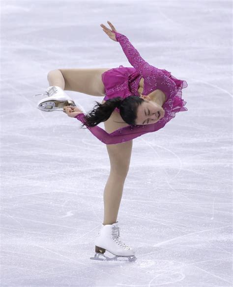 Mao Asada Of Japan Competes During The Womens Short Program In The
