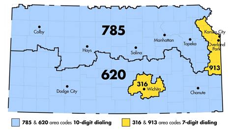 Two Kansas Area Codes Switch To 10 Digit Dialing Sunday Wichita Eagle