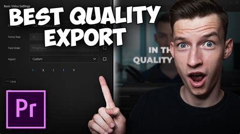 Adobe Premiere Pro 2023 How To Export 4k Video Highest Quality