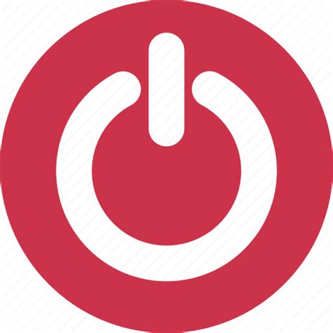 Down Off Power Shut Switch Icon