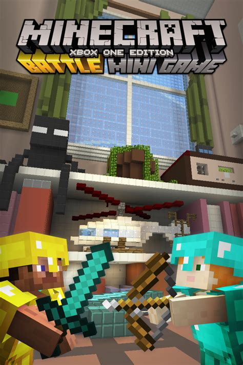 Minecraft Xbox One Edition Battle Map Pack 4 2016 Box Cover Art