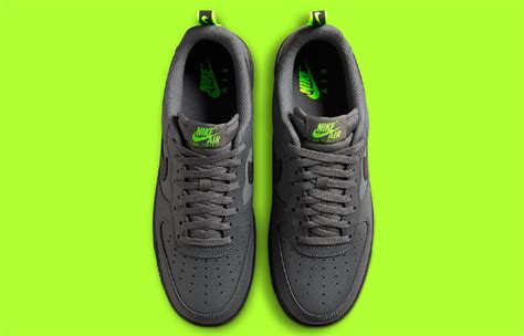 Nike Air Force 1 Low Grey Black Volt Dz4510 001 Where To Buy Fastsole