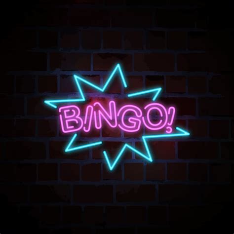 Premium Vector Bingo Neon Sign Illustration