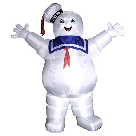 Mens Fancy Dress Adult Ghostbusters Inflatable Stay Puft Marshmallow