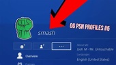Looking at OG PSN PROFILES #5 - YouTube