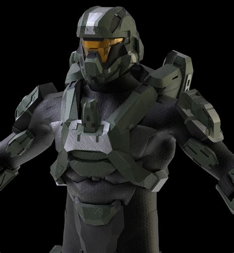 Halo 4 Recruit Armor 3d Model Build Page 3 Halo Costume And Prop