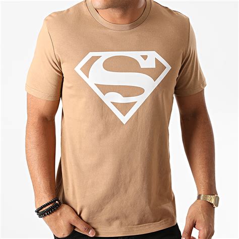 Dc Comics Tee Shirt Superman Logo Camel