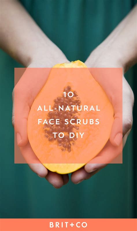 10 All Natural Face Scrubs To Diy Diy Face Scrub Skin Care