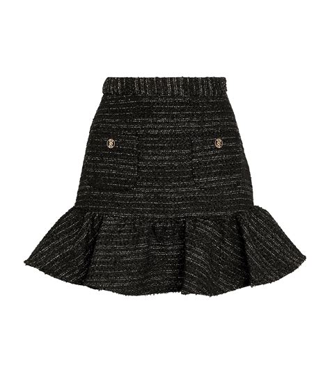 Sandro Tweed Mini Skirt Harrods Th