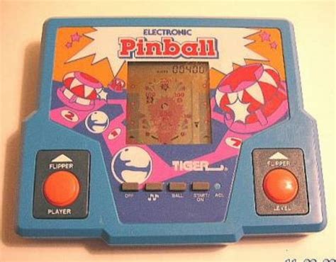 Electronic Pinball Tiger 1987 Retro Handheld Games