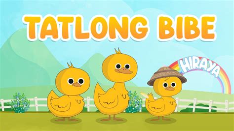 Tatlong Bibe Animated Filipino Song Hiraya Tv Youtube