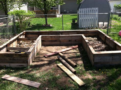 Raised Garden Bed Made From Pallets Raised Garden Beds Raised Garden Bed Made From Pallets
