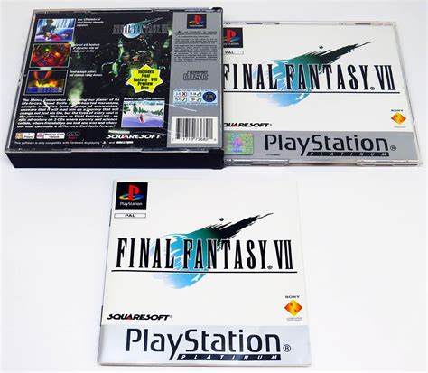 Final Fantasy Vii Ps1 Platinum Seminovo Play N Play