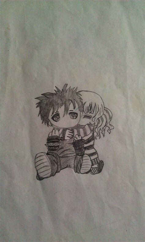 Anime Chibi Hug By Neko Loves Onigiri On Deviantart