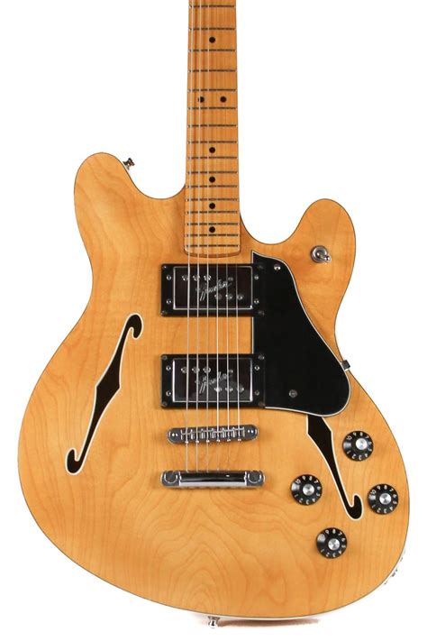 2015 Fender Modern Player Starcaster Natural Guitars Electric Solid