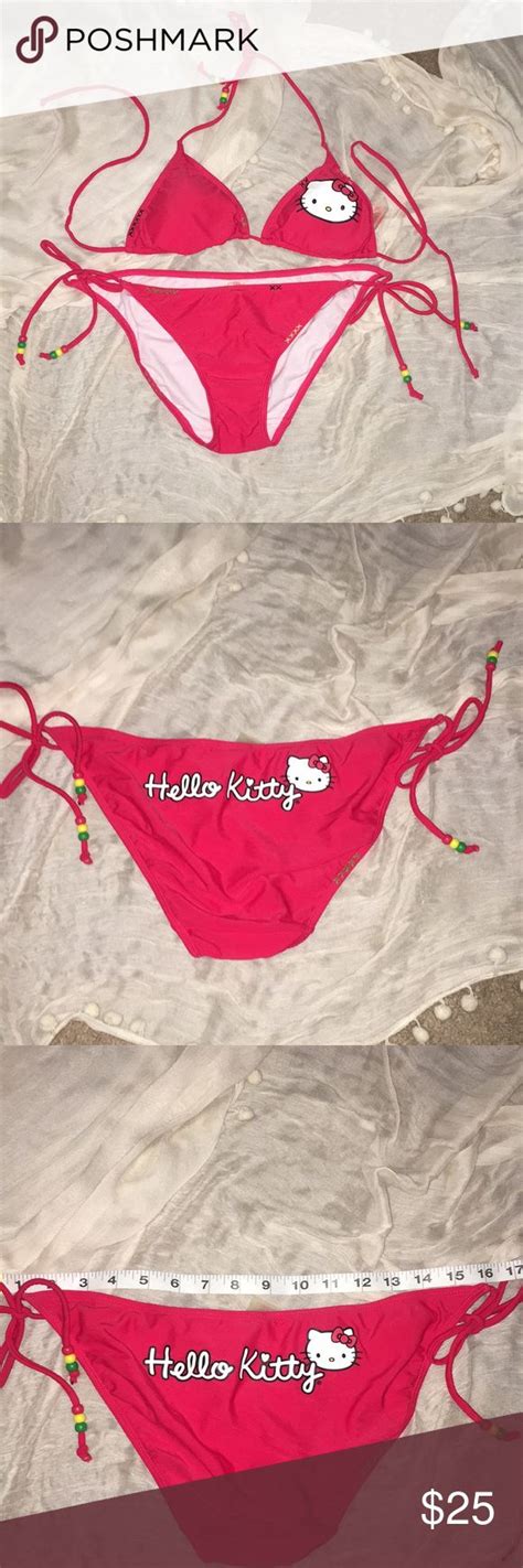 Hello Kitty Red Bikini Red Bikini Bikinis Hello Kitty