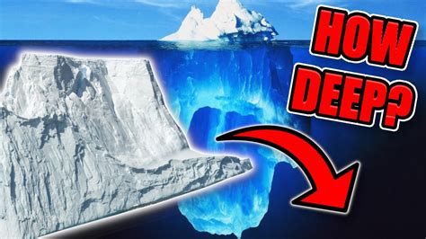 The Iceberg Iceberg Explained How Deep Does It Go Youtube