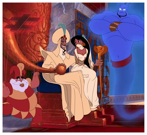 Genie Aladdin Jafar Jasmine Jasmine Disney Disney Bdsm Bondage Bound Gag Hat Jafar