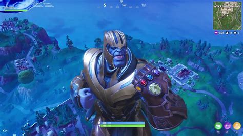 Fortnite Thanos Gameplay Youtube