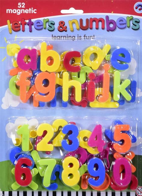 Kids Learning Teaching Magnetic Toy Letters And Numbers Fridge Magnets