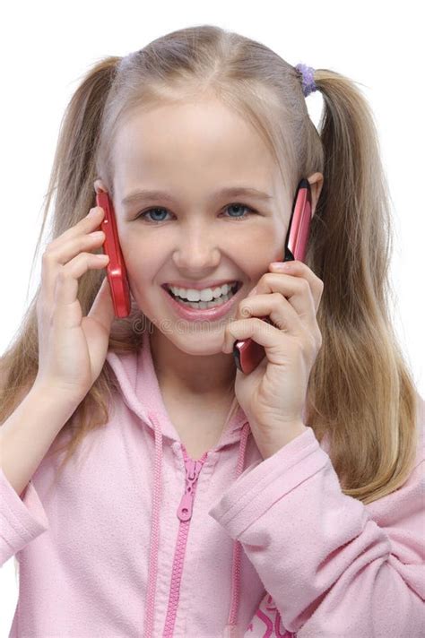 Portrait Of Little Laughing Girl Stock Photo Image Of Cute Adorable
