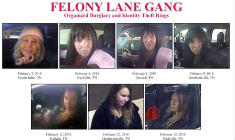 Felony Lane Gang Back In Middle Tennessee Fbi Nashville Tn Patch