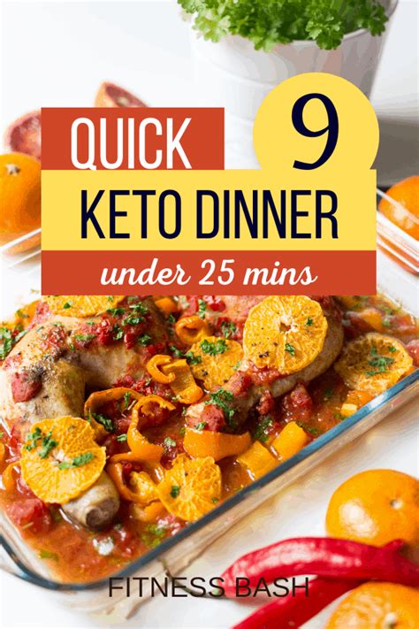 Easy Keto Dinners Recipes To Make In Just Mins Fitness Bash
