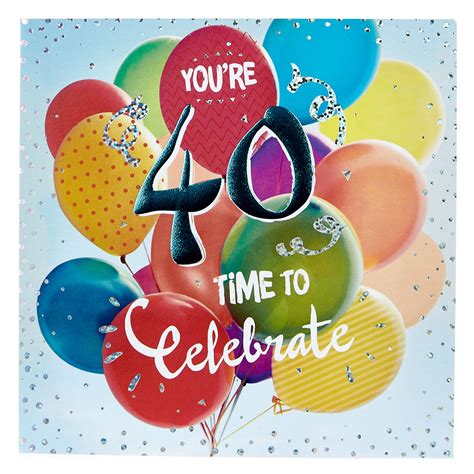 Say bon anniversaire with our personalised 40th birthday cards. Buy Platinum Collection 40th Birthday Card - Time To ...