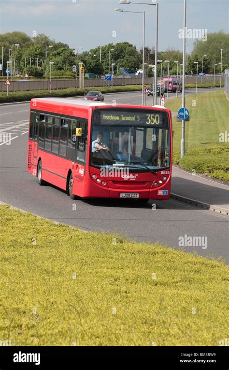 Heathrow Bus London Transport High Resolution Stock Photography And